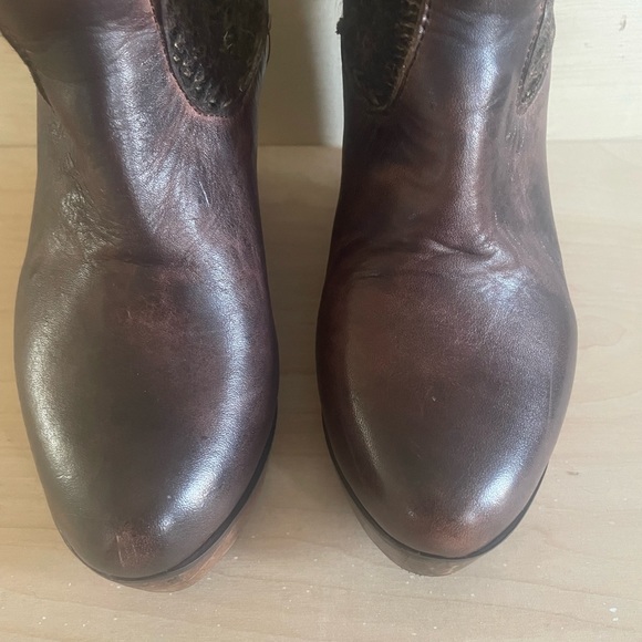 Bed Stu Bruges Slouch Wedge Brown Bootie Womens - Picture 5 of 13